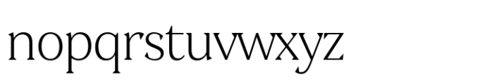 Clarinette Light Font LOWERCASE