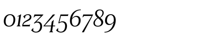 Clarinette Regular Italic Font OTHER CHARS
