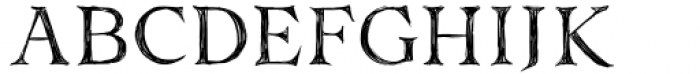 Clarins Serif Font UPPERCASE