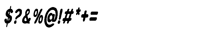 Clario Black Extra Condensed Italic Font OTHER CHARS