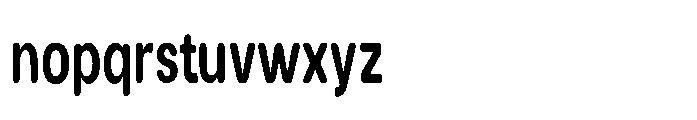 Clario Black Extra Condensed Font LOWERCASE
