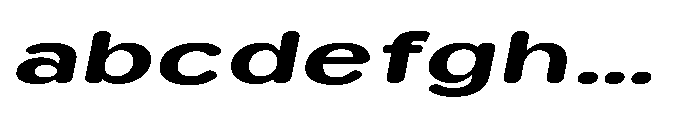 Clario Black Extra Expanded Italic FONT