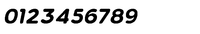 Clario Black Italic Font OTHER CHARS