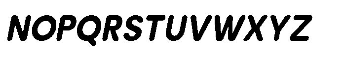 Clario Black Semi Condensed Italic Font UPPERCASE