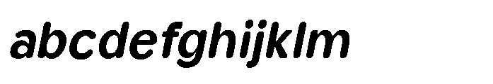 Clario Black Semi Condensed Italic FONT