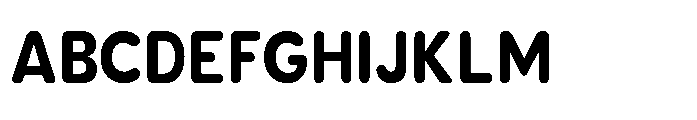 Clario Black Semi Condensed Font UPPERCASE