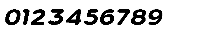 Clario Black Semi Expanded Italic Font OTHER CHARS