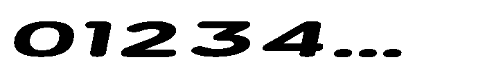 Clario Black Ultra Expanded Italic Font OTHER CHARS