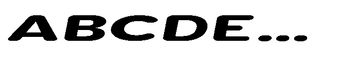 Clario Black Ultra Expanded Italic Font UPPERCASE