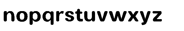 Clario Black Font LOWERCASE