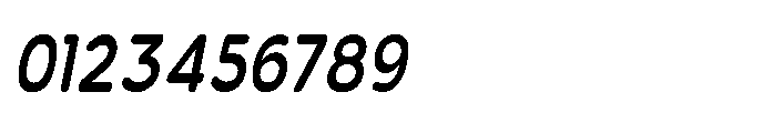 Clario Bold Condensed Italic Font OTHER CHARS