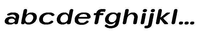 Clario Bold Expanded Italic FONT