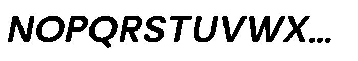 Clario Bold Italic Font UPPERCASE