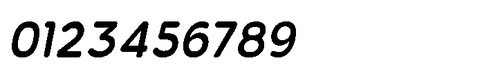 Clario Bold Semi Condensed Italic Font OTHER CHARS