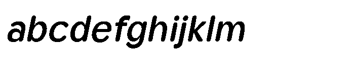 Clario Bold Semi Condensed Italic FONT