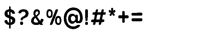 Clario Bold Semi Condensed Font OTHER CHARS