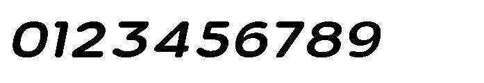 Clario Bold Semi Expanded Italic Font OTHER CHARS
