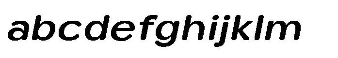 Clario Bold Semi Expanded Italic FONT
