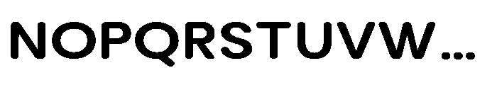 Clario Bold Semi Expanded Font UPPERCASE