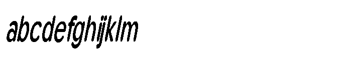 Clario Bold Ultra Condensed Italic FONT