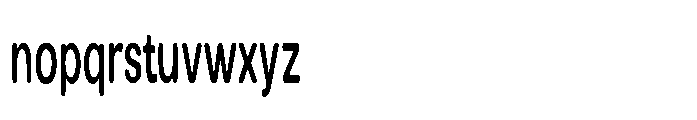 Clario Bold Ultra Condensed Font LOWERCASE