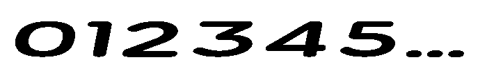 Clario Bold Ultra Expanded Italic Font OTHER CHARS