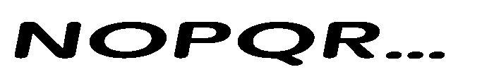 Clario Bold Ultra Expanded Italic Font UPPERCASE