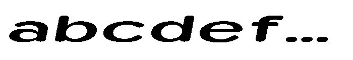 Clario Bold Ultra Expanded Italic FONT