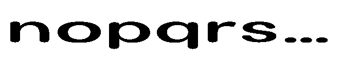 Clario Bold Ultra Expanded Font LOWERCASE