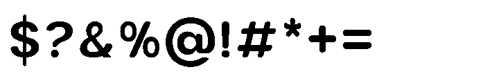 Clario Bold Font OTHER CHARS