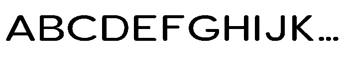 Clario Expanded Font UPPERCASE