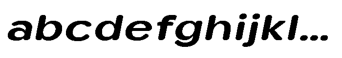 Clario Extra Bold Expanded Italic FONT