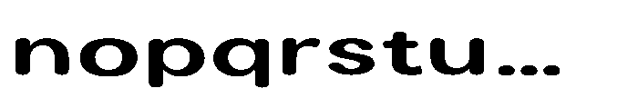 Clario Extra Bold Extra Expanded Font LOWERCASE