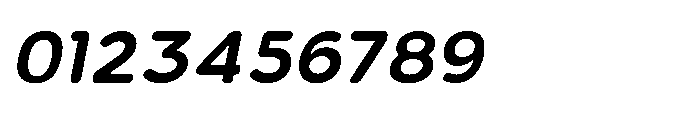 Clario Extra Bold Italic Font OTHER CHARS
