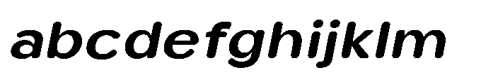 Clario Extra Bold Semi Expanded Italic FONT