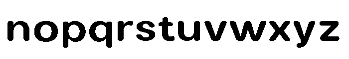 Clario Extra Bold Semi Expanded Font LOWERCASE