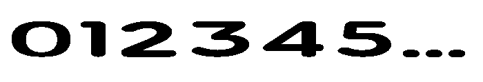 Clario Extra Bold Ultra Expanded Font OTHER CHARS