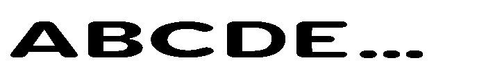 Clario Extra Bold Ultra Expanded Font UPPERCASE