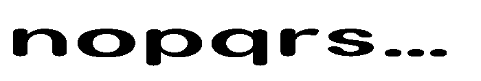 Clario Extra Bold Ultra Expanded Font LOWERCASE