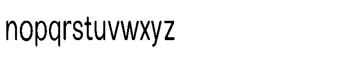 Clario Extra Condensed Font LOWERCASE