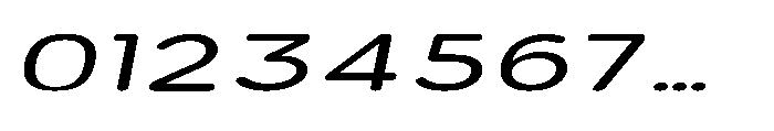 Clario Extra Expanded Italic Font OTHER CHARS