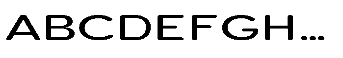 Clario Extra Expanded Font UPPERCASE