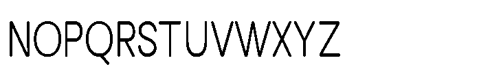 Clario Extra Light Condensed Font UPPERCASE