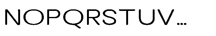 Clario Extra Light Expanded Font UPPERCASE