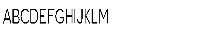 Clario Extra Light Extra Condensed Font UPPERCASE