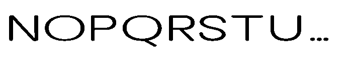 Clario Extra Light Extra Expanded Font UPPERCASE