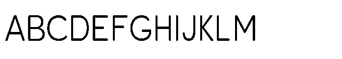 Clario Extra Light Semi Condensed Font UPPERCASE