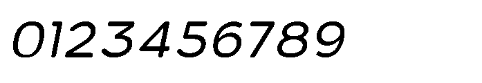 Clario Italic Font OTHER CHARS