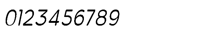 Clario Light Condensed Italic Font OTHER CHARS