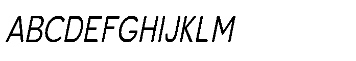 Clario Light Condensed Italic Font UPPERCASE